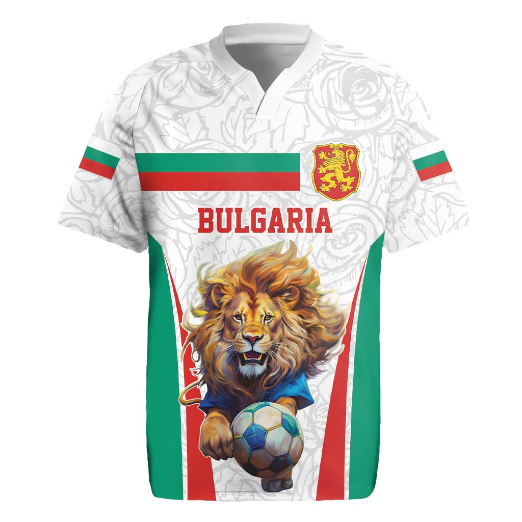 Custom Bulgaria Football We are Champions Rugby Jersey Sporty Style with Lion Mascot