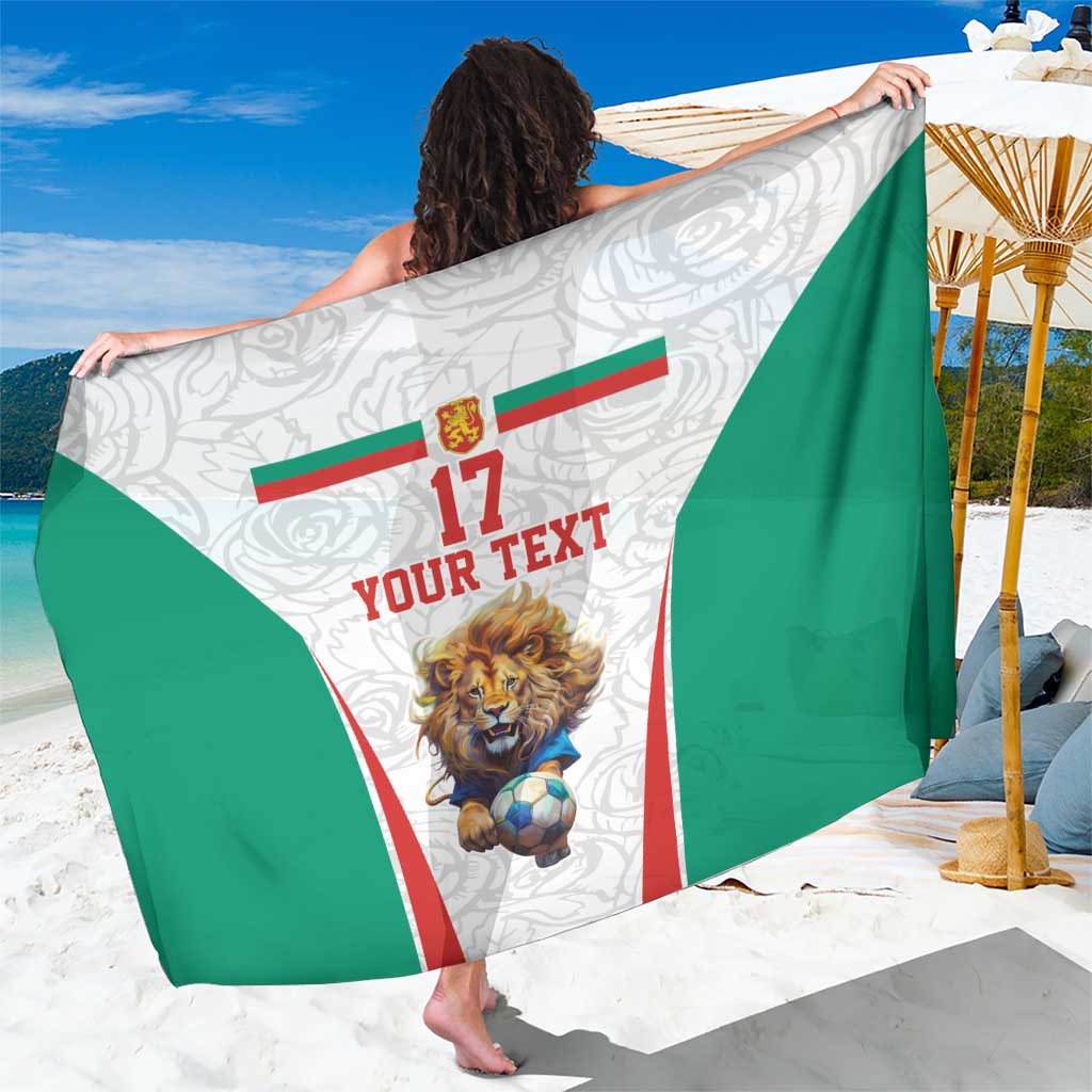 Custom Bulgaria Football We are Champions Sarong Sporty Style with Lion Mascot