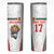 Custom Bulgaria Football We are Champions Skinny Tumbler Sporty Style with Lion Mascot