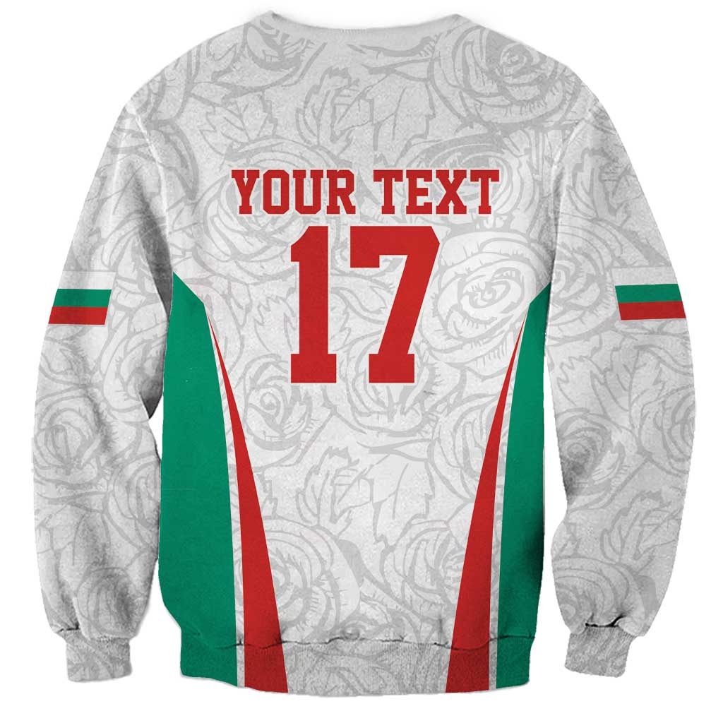 Custom Bulgaria Football We are Champions Sweatshirt Sporty Style with Lion Mascot