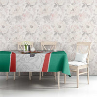 Custom Bulgaria Football We are Champions Tablecloth Sporty Style with Lion Mascot