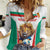 Custom Bulgaria Football We are Champions Women Casual Shirt Sporty Style with Lion Mascot
