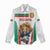 Custom Bulgaria Football We are Champions Women Casual Shirt Sporty Style with Lion Mascot