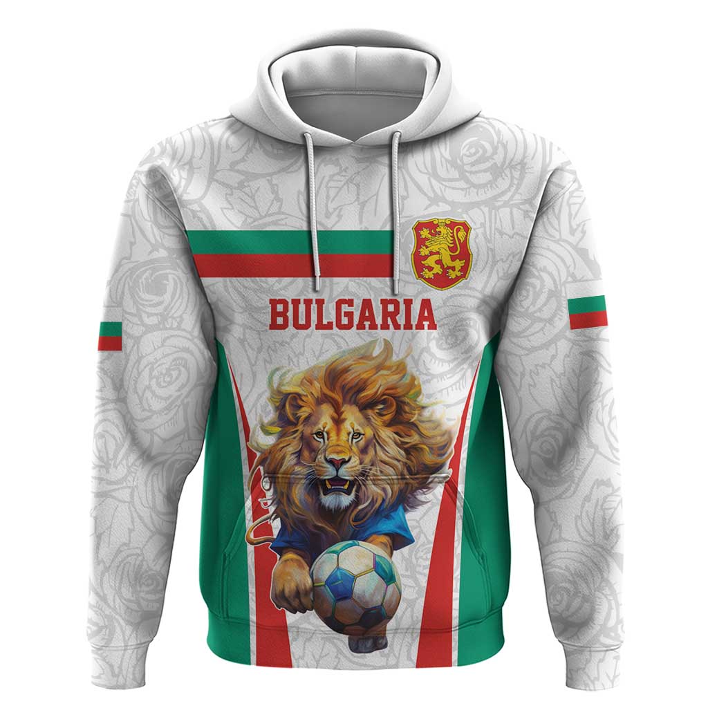 Custom Bulgaria Football We are Champions Zip Hoodie Sporty Style with Lion Mascot