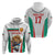 Custom Bulgaria Football We are Champions Zip Hoodie Sporty Style with Lion Mascot