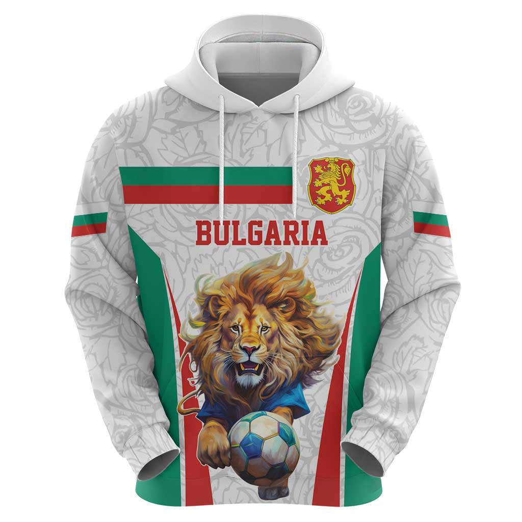 Custom Bulgaria Football We are Champions Zip Hoodie Sporty Style with Lion Mascot