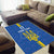 Custom Ukraine Football Area Rug Blue Style