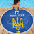 Custom Ukraine Football Beach Blanket Blue Style