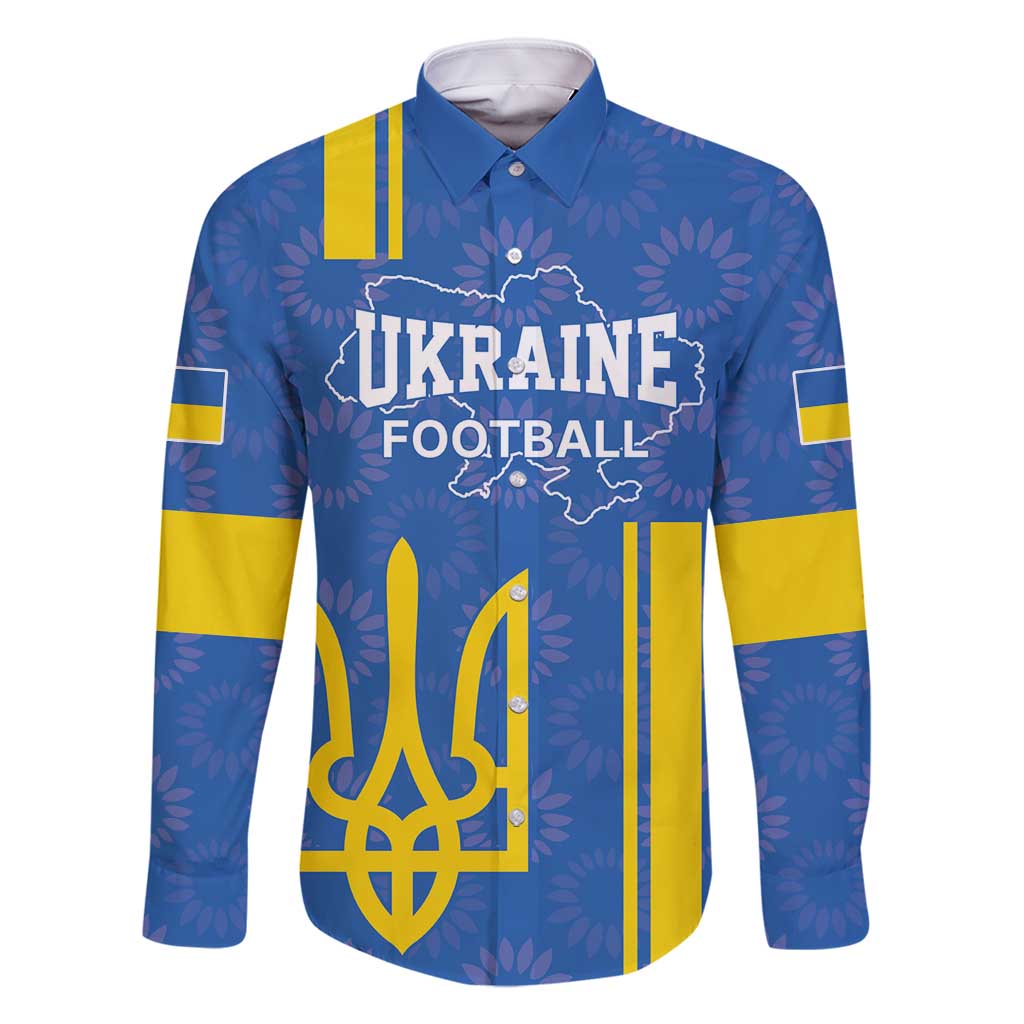 Custom Ukraine Football Family Matching Mermaid Dress and Hawaiian Shirt Blue Style