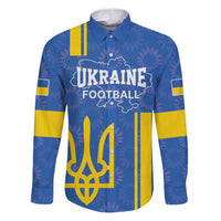 Custom Ukraine Football Family Matching Puletasi and Hawaiian Shirt Blue Style