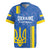 Custom Ukraine Football Rugby Jersey Blue Style