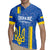 Custom Ukraine Football Rugby Jersey Blue Style
