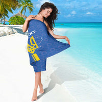 Custom Ukraine Football Sarong Blue Style