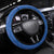 Ukraine Football Steering Wheel Cover Blue Style