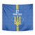 Custom Ukraine Football Tapestry Blue Style