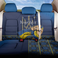 Personalized Ukraine Independence Day Back Car Seat Cover Monument Nezalezhnosti