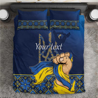 Personalized Ukraine Independence Day Bedding Set Monument Nezalezhnosti