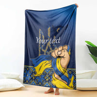 Personalized Ukraine Independence Day Blanket Monument Nezalezhnosti