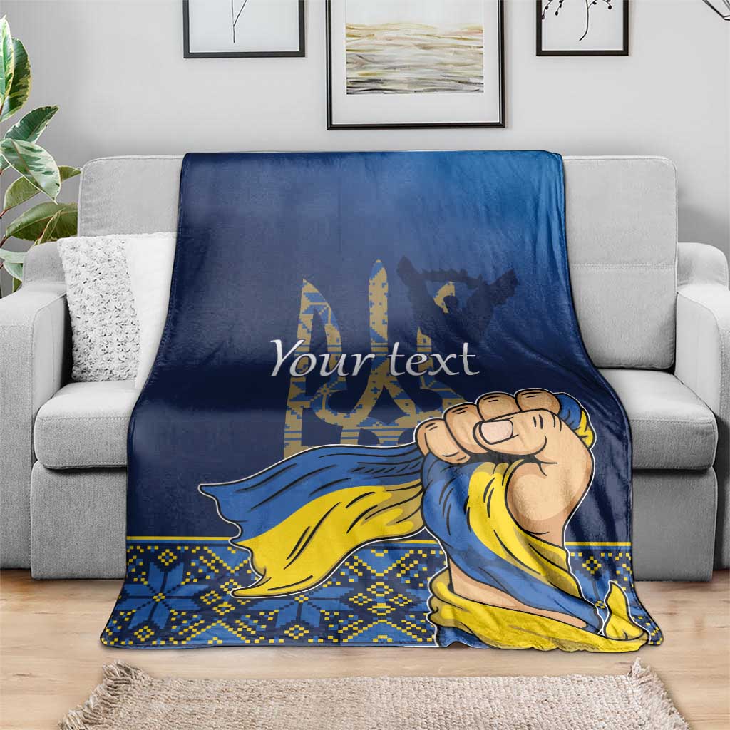 Personalized Ukraine Independence Day Blanket Monument Nezalezhnosti