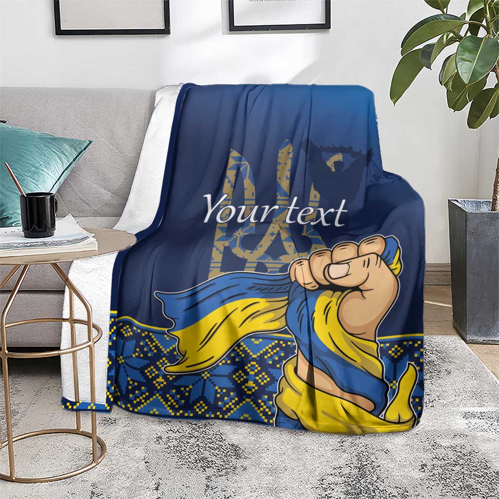 Personalized Ukraine Independence Day Blanket Monument Nezalezhnosti