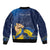 Personalized Ukraine Independence Day Bomber Jacket Monument Nezalezhnosti