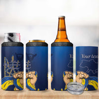 Personalized Ukraine Independence Day 4 in 1 Can Cooler Tumbler Monument Nezalezhnosti