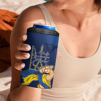 Personalized Ukraine Independence Day 4 in 1 Can Cooler Tumbler Monument Nezalezhnosti