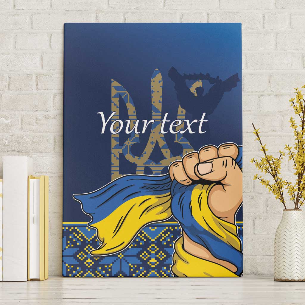 Personalized Ukraine Independence Day Canvas Wall Art Monument Nezalezhnosti