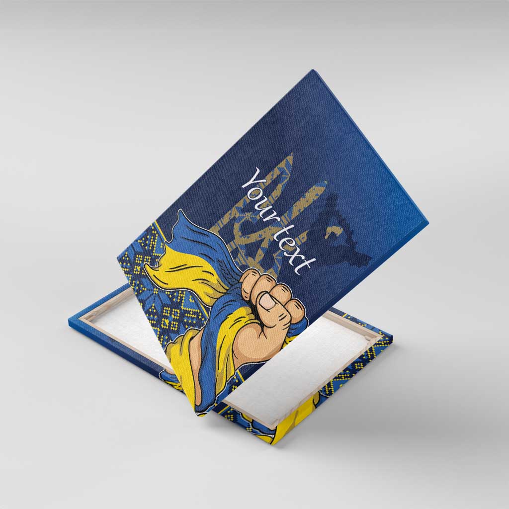 Personalized Ukraine Independence Day Canvas Wall Art Monument Nezalezhnosti