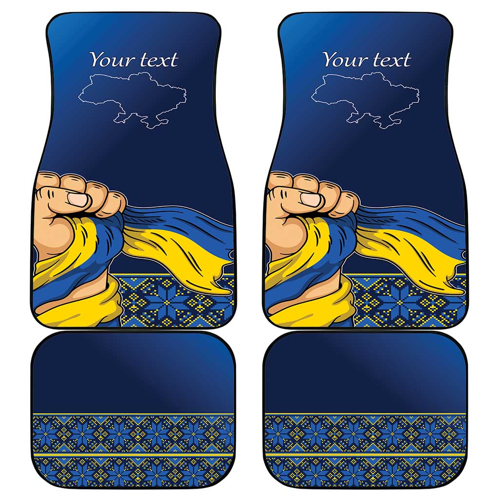 Personalized Ukraine Independence Day Car Mats Monument Nezalezhnosti