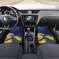 Personalized Ukraine Independence Day Car Mats Monument Nezalezhnosti