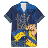 Personalized Ukraine Independence Day Family Matching Mermaid Dress and Hawaiian Shirt Monument Nezalezhnosti