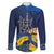 Personalized Ukraine Independence Day Family Matching Mermaid Dress and Hawaiian Shirt Monument Nezalezhnosti
