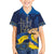Personalized Ukraine Independence Day Family Matching Puletasi and Hawaiian Shirt Monument Nezalezhnosti