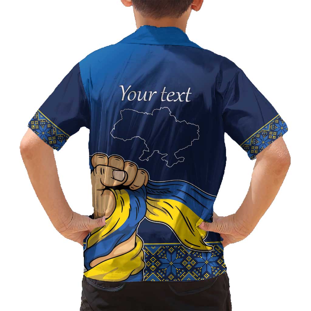 Personalized Ukraine Independence Day Family Matching Summer Maxi Dress and Hawaiian Shirt Monument Nezalezhnosti