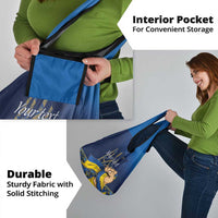 Personalized Ukraine Independence Day Grocery Bag Monument Nezalezhnosti