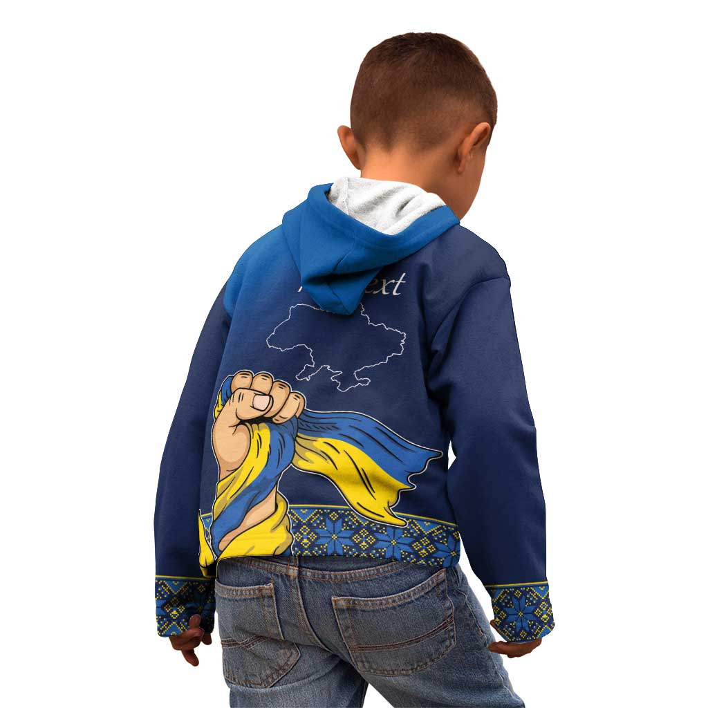 Personalized Ukraine Independence Day Kid Hoodie Monument Nezalezhnosti