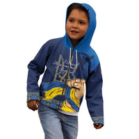 Personalized Ukraine Independence Day Kid Hoodie Monument Nezalezhnosti