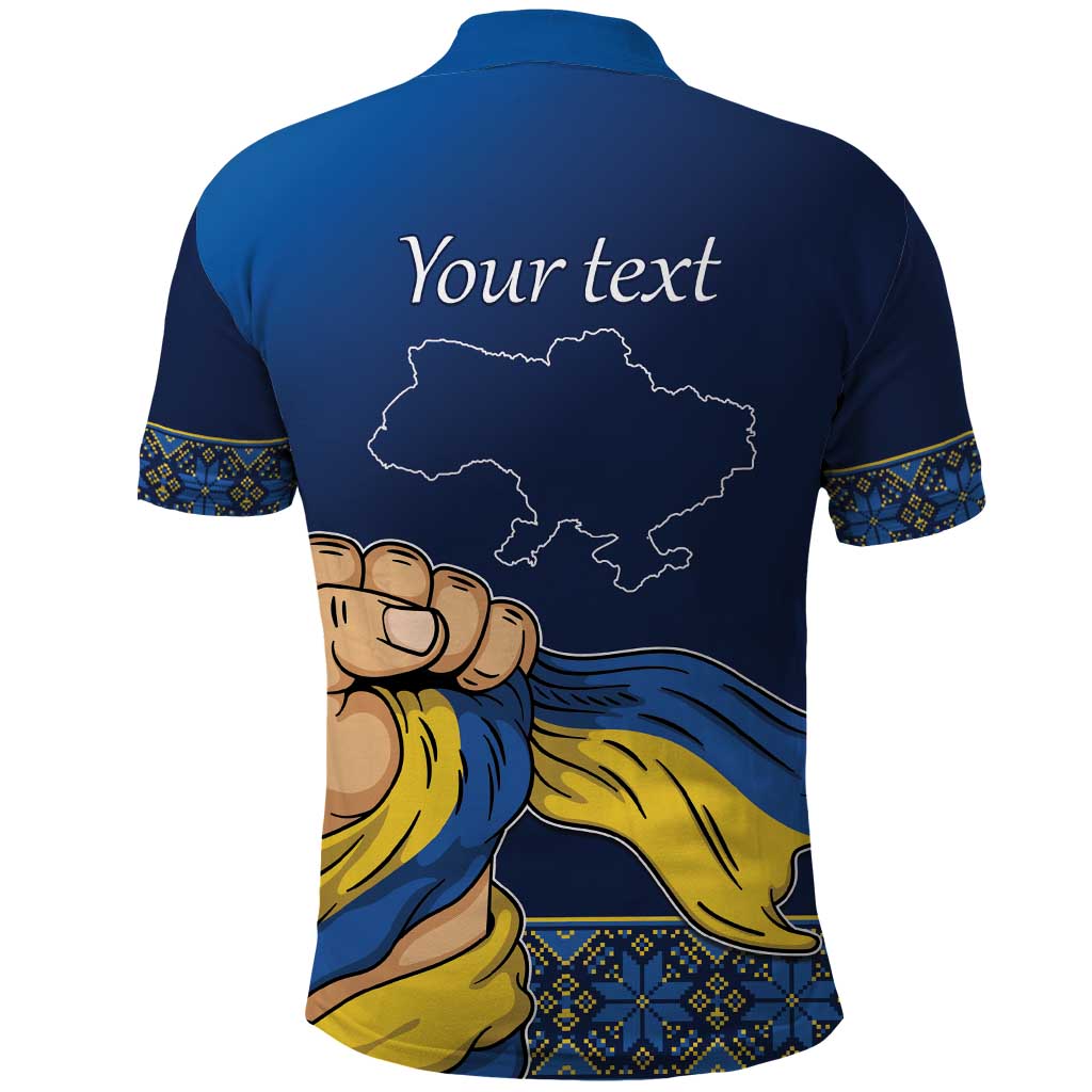 Personalized Ukraine Independence Day Polo Shirt Monument Nezalezhnosti