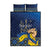 Personalized Ukraine Independence Day Quilt Bed Set Monument Nezalezhnosti