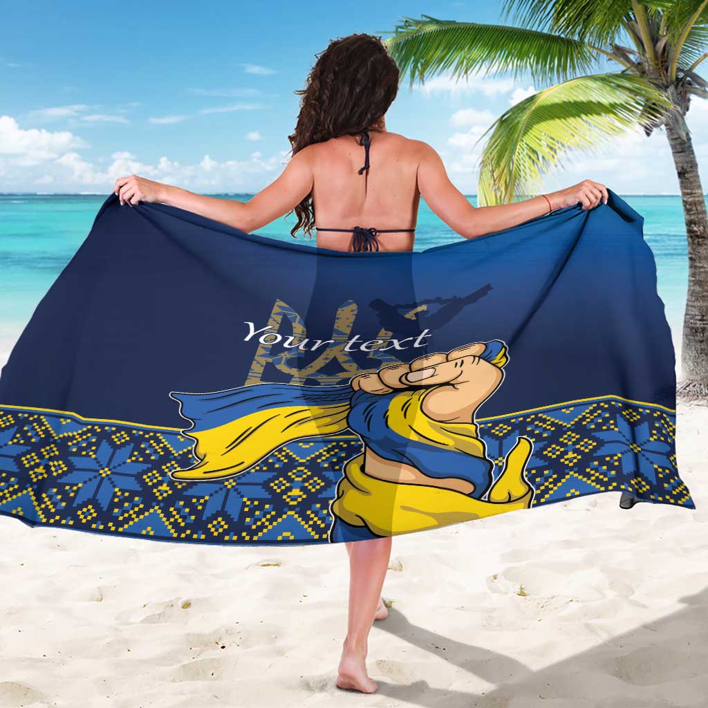 Personalized Ukraine Independence Day Sarong Monument Nezalezhnosti