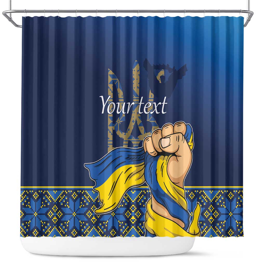 Personalized Ukraine Independence Day Shower Curtain Monument Nezalezhnosti