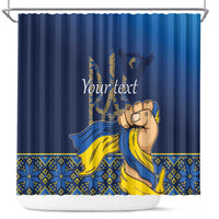 Personalized Ukraine Independence Day Shower Curtain Monument Nezalezhnosti