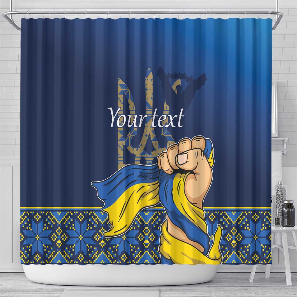 Personalized Ukraine Independence Day Shower Curtain Monument Nezalezhnosti