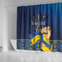 Personalized Ukraine Independence Day Shower Curtain Monument Nezalezhnosti