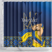 Personalized Ukraine Independence Day Shower Curtain Monument Nezalezhnosti