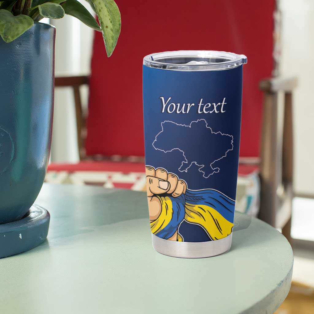 Personalized Ukraine Independence Day Tumbler Cup Monument Nezalezhnosti