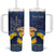 Personalized Ukraine Independence Day Tumbler With Handle Monument Nezalezhnosti