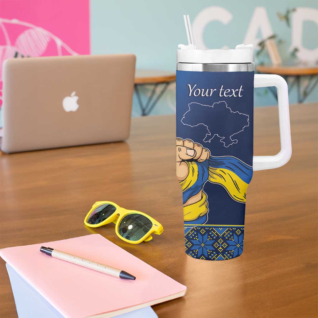 Personalized Ukraine Independence Day Tumbler With Handle Monument Nezalezhnosti