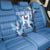 Custom Estonia Football Back Car Seat Cover Retro Jersey Blue Version